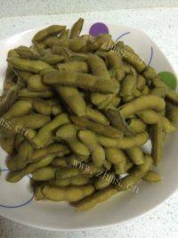 下酒菜香辣毛豆做法图解4)