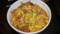 家常菜黄豆芽炖粉条
