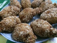 美味的香酥鸡翅根