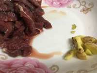 荷兰豆炒牛肉做法图解2)