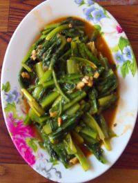 家常菜蒜泥油麦菜