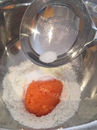 自制胡萝卜吐司做法图解8)