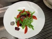 美味的干煎蒜香芥兰带子做法图解10)