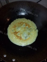 自制奶香鸡蛋饼做法图解5)