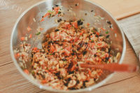 鲜美菌菇水饺做法图解3)