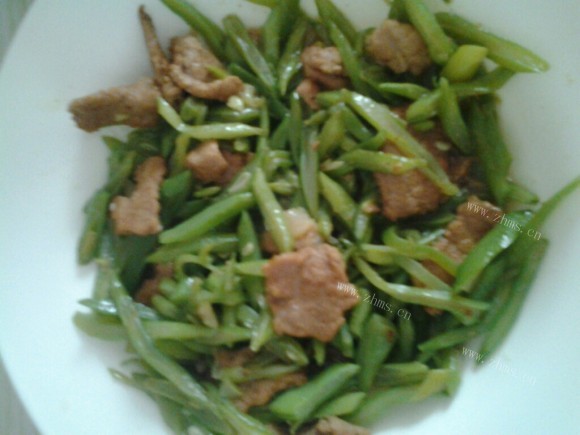 玉盘珍馐的豆角炒肉