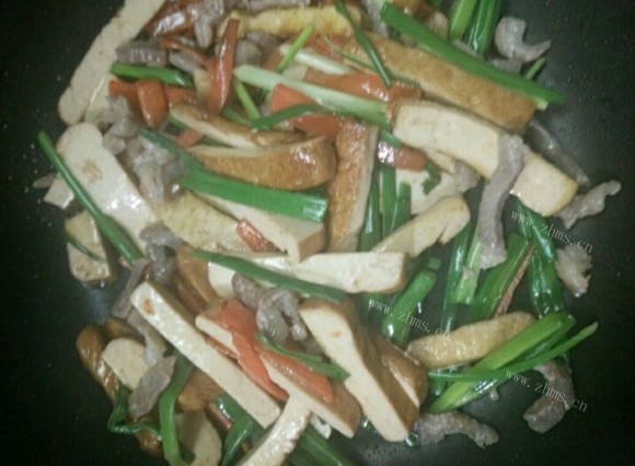 鲜美可口的豆腐干炒肉