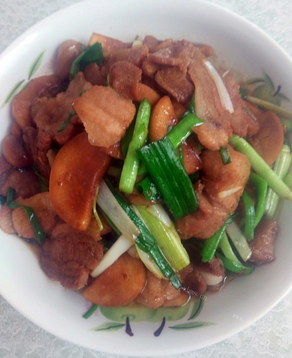 香糯爽滑的杏鲍菇炒肉片