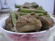 最爱的排骨炖豆角
