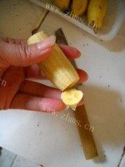 自制香蕉紫薯沙拉做法图解5)