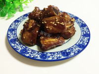 好吃的芝香糖醋排骨做法图解9)