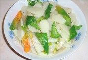 家常菜清炒山药片