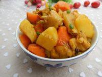 家常菜咖喱土豆鸡块