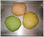 自己做的三色水饺做法图解4)