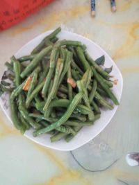 家常菜清炒豇豆