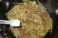 家常菜土豆丝炒肉丝做法图解10)