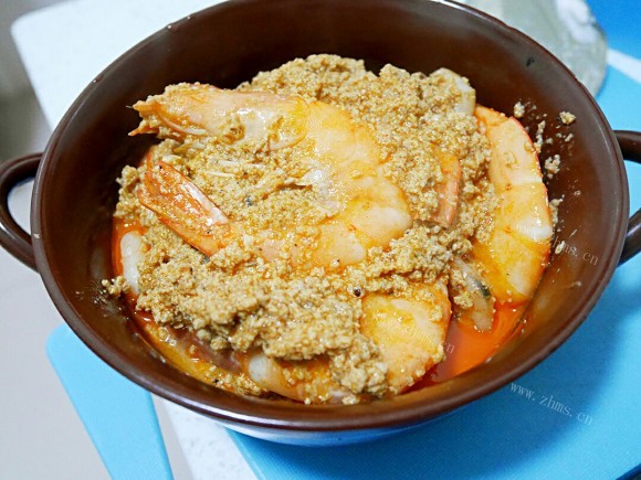 红咖喱虾