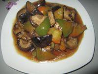 家常菜青椒炒香菇