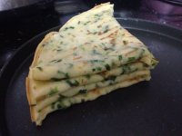 美味的葱花鸡蛋饼