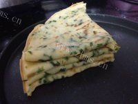 美味的葱花鸡蛋饼