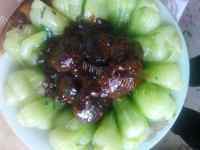 家常菜香菇油菜