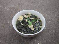 美味的紫菜瘦肉汤