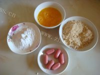 美味的煎炸豆腐排做法图解7)