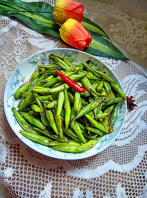 垂涎欲滴的干煸四季豆