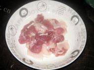 肉片炒山药做法图解2)