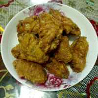 美味的酥炸鸡翅