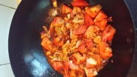 美味的酸菜蕨根粉做法图解9)