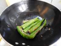 家常菜虎皮青椒酿肉做法图解16)