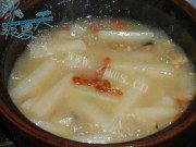 美味的淡菜萝卜豆腐汤做法图解9)