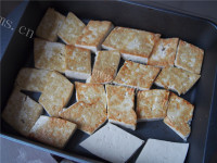 家常菜葱烧豆腐做法图解3)