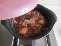 家常菜栗子红烧肉做法图解8)