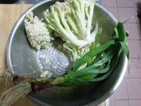 家常菜花菜炒肉片做法图解1)