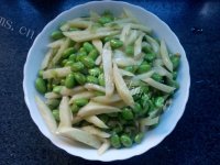 家常菜毛豆炒茭白