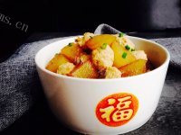 清淡鸡肉丸烧冬瓜做法图解10)