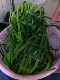 自制清炒韭菜做法图解1)