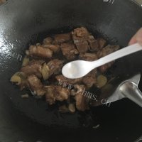 美味的啤酒排骨