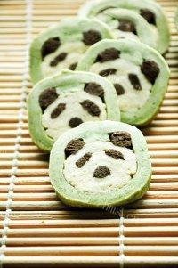 四溢的熊猫饼干