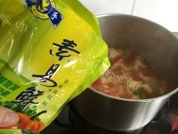 家常的番茄面筋蛋汤做法图解7)
