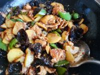 唇齿留香的过油肉土豆片做法图解13)