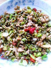 家常菜肉末酸豆角