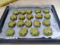 自制玛格丽特抹茶饼干做法图解12)