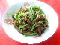 家常菜青椒茄条