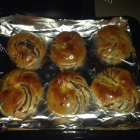 自制豆沙卷面包