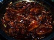 美味的雪菜扣肉做法图解9)