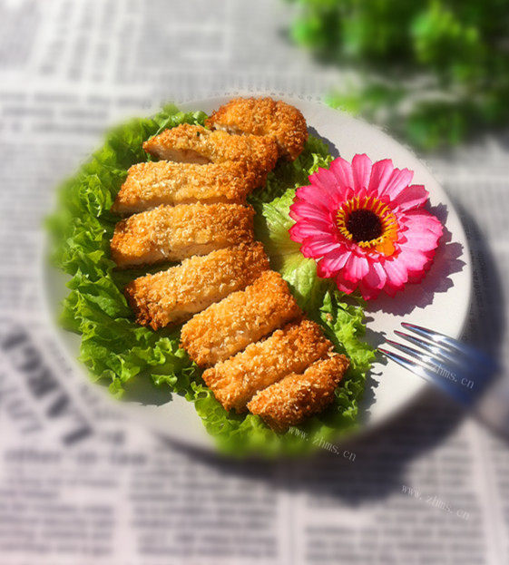 色泽鲜亮的炸鸡排