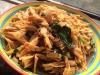 咸甜适中的腐竹炒肉做法图解9)